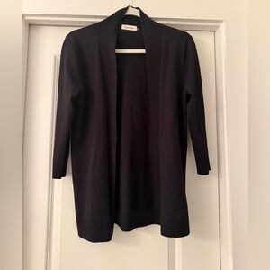 Calvin Klein Black Open-Front Women's Cardigan Sweater